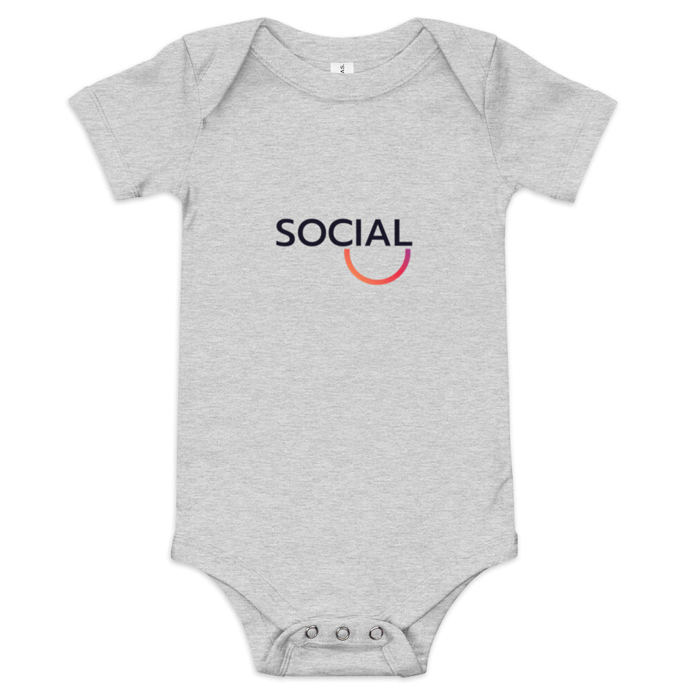 Baby Social short sleeve one piece