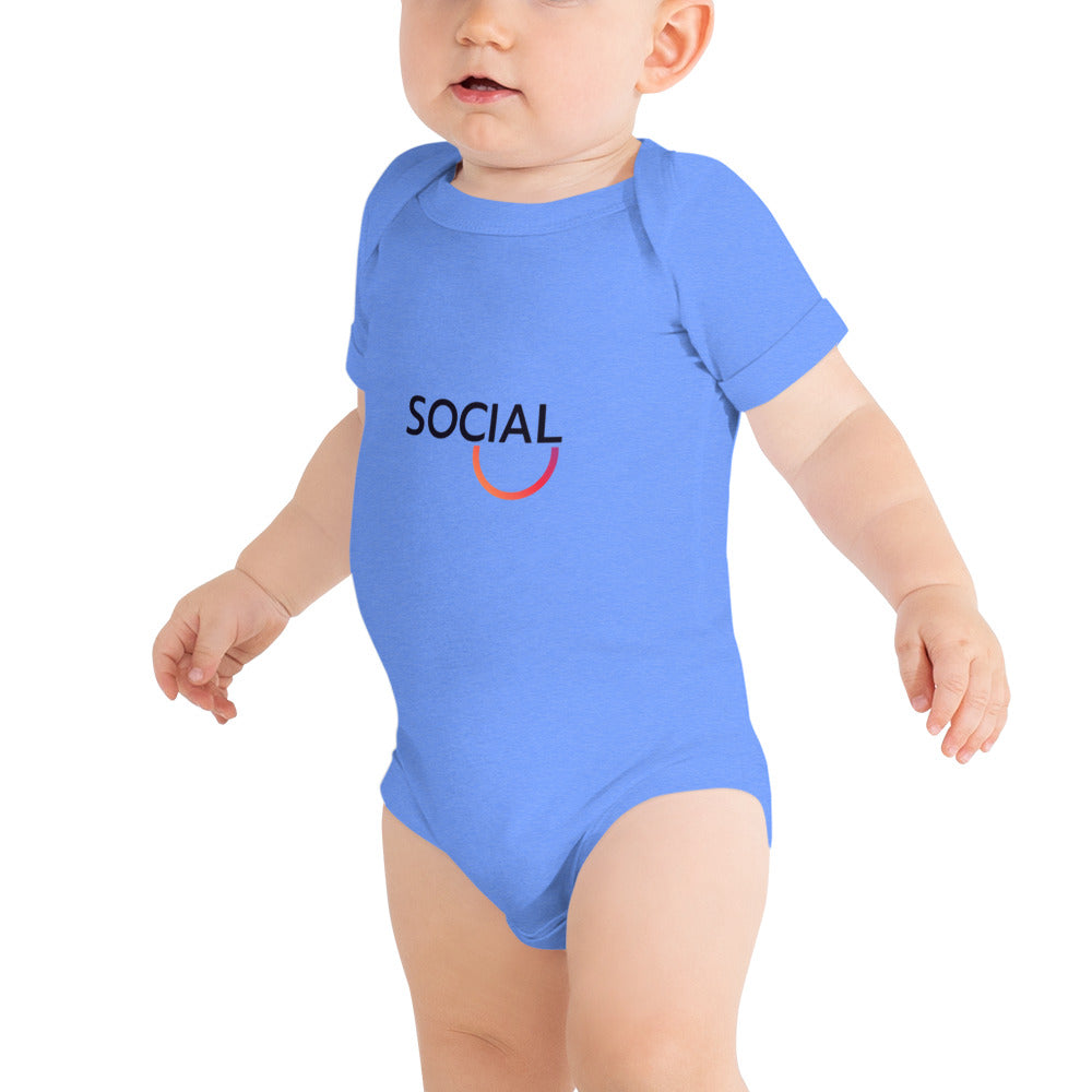 Baby Social short sleeve one piece