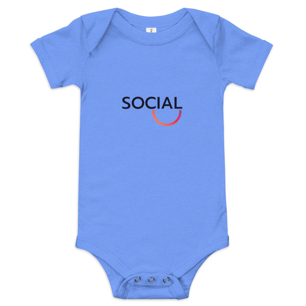 Baby Social short sleeve one piece