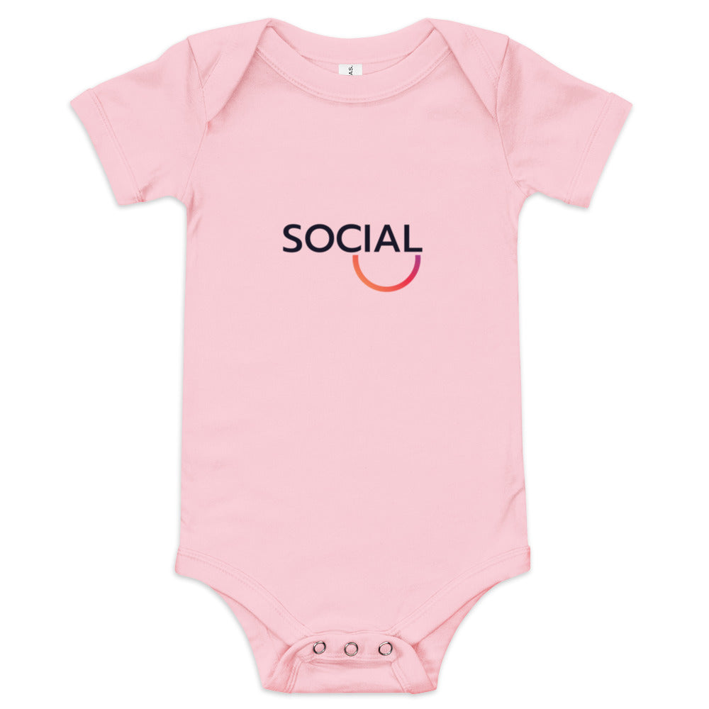 Baby Social short sleeve one piece