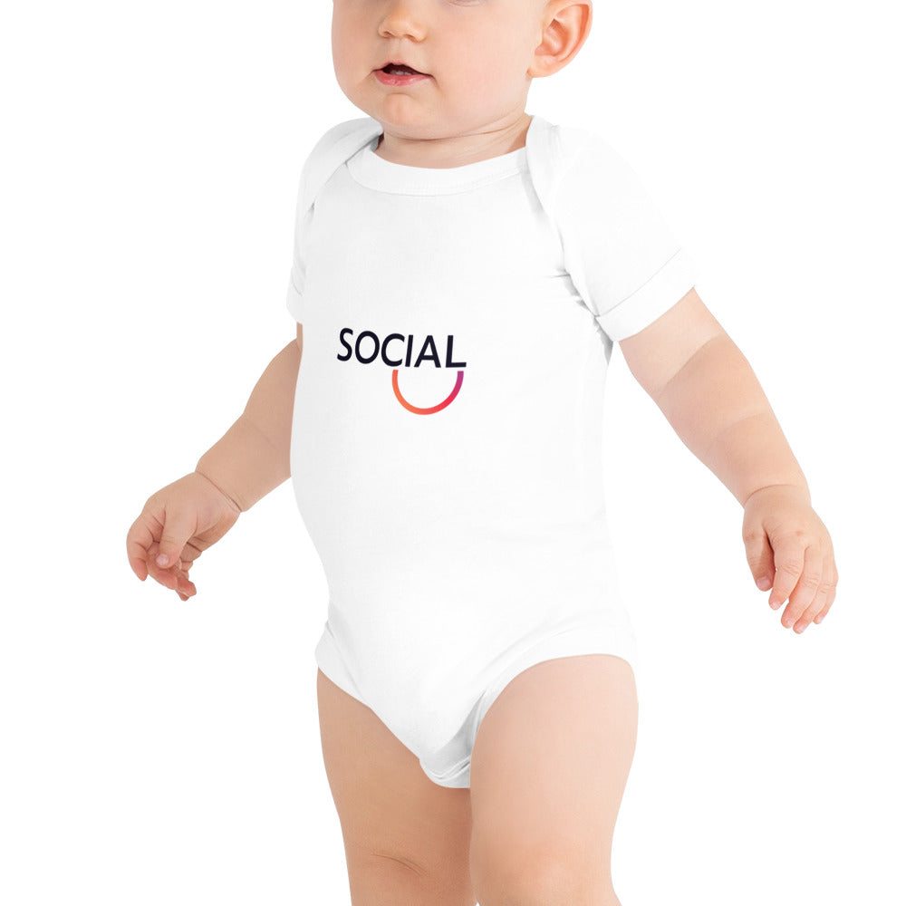 Baby Social short sleeve one piece