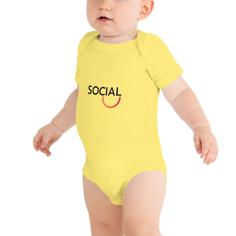 Baby Social short sleeve one piece