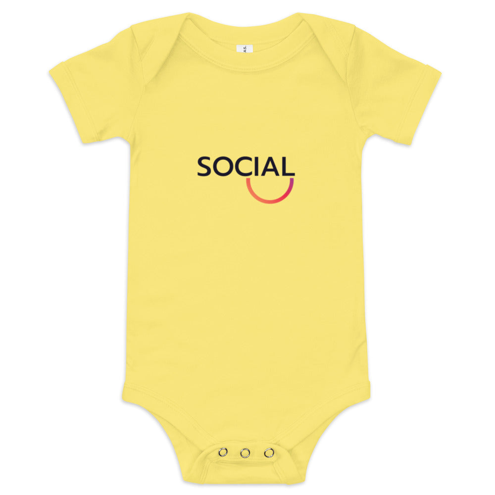 Baby Social short sleeve one piece