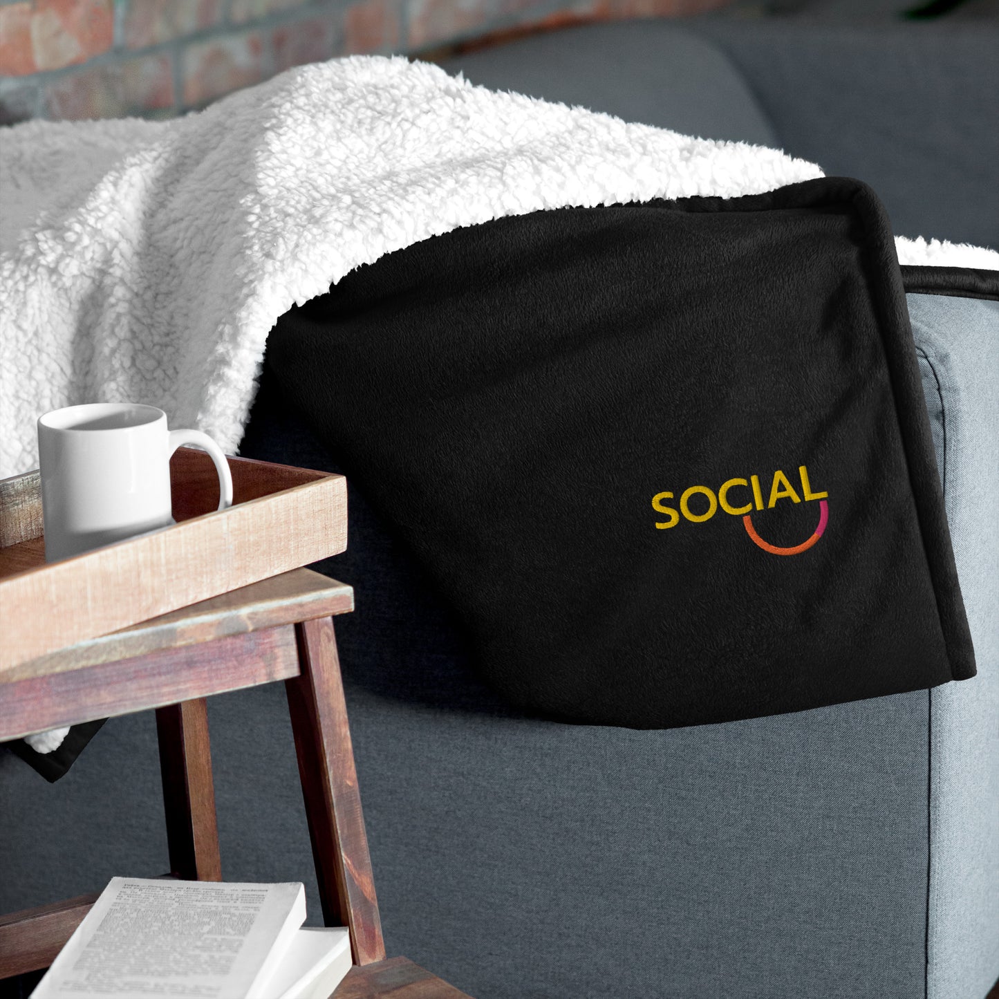 Premium Social sherpa blanket