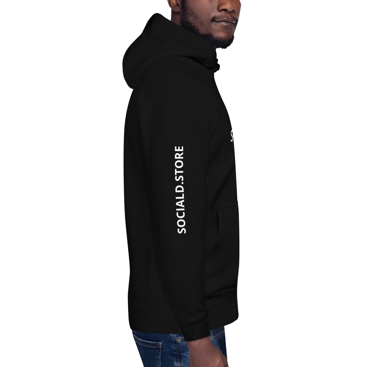 Unisex Social Black Hoodie