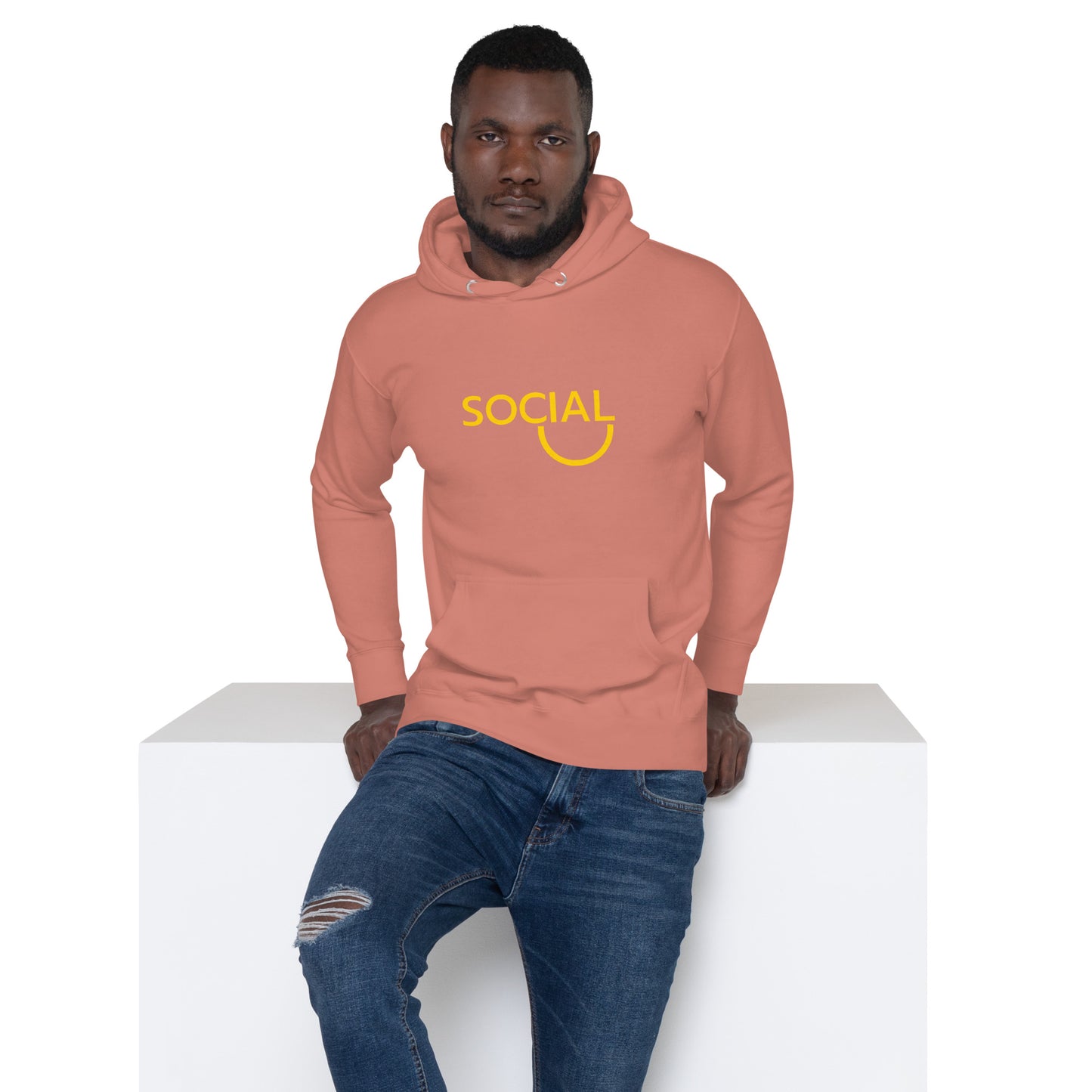 Unisex Social gold Hoodie