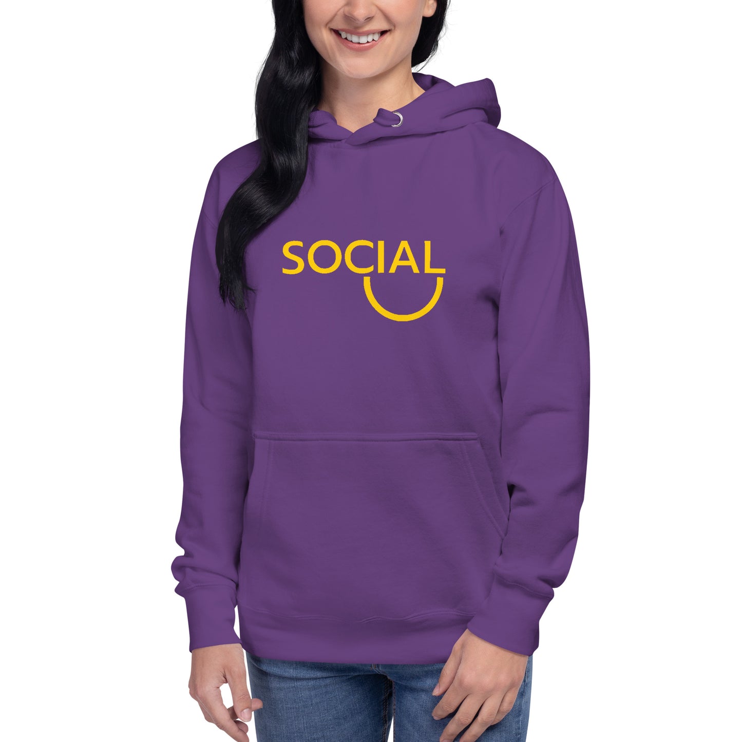 Unisex Social gold Hoodie