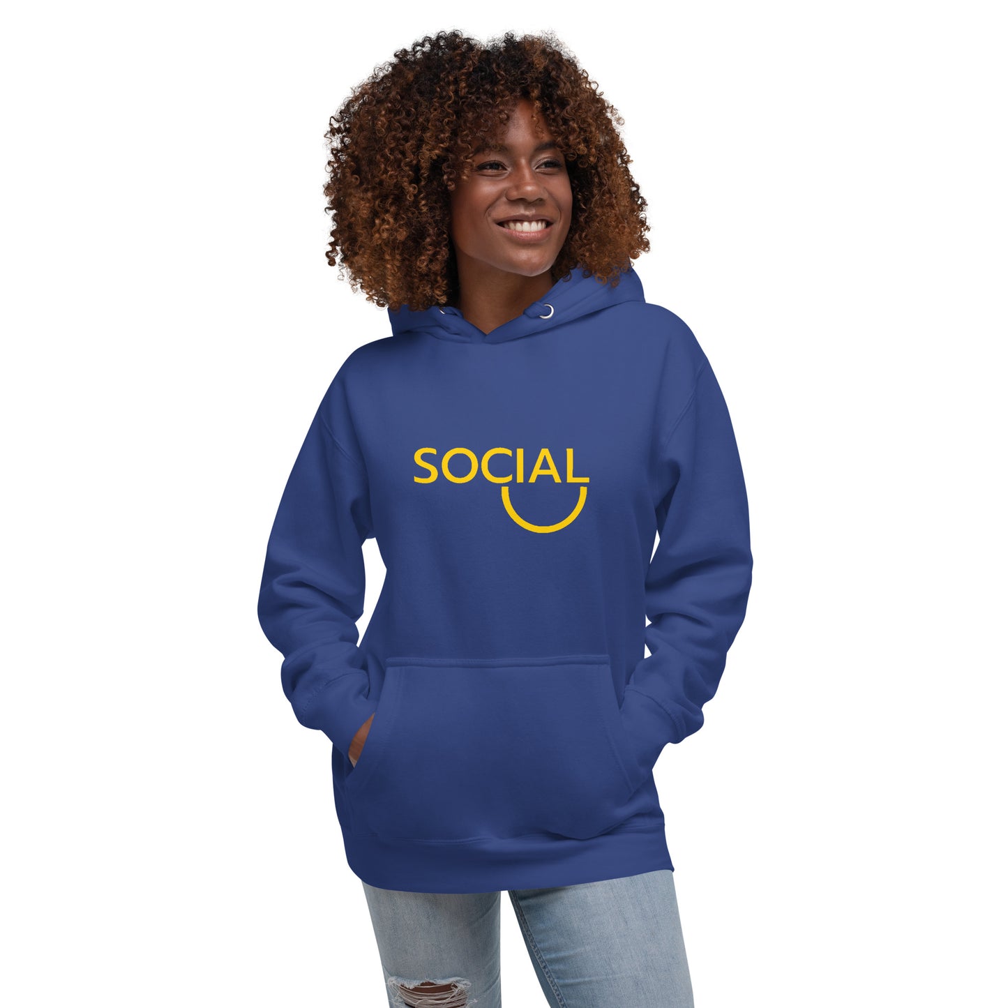 Unisex Social gold Hoodie